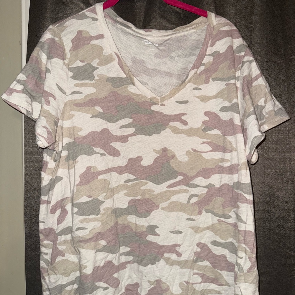 Old Navy Camo Tee in Neutral Tones